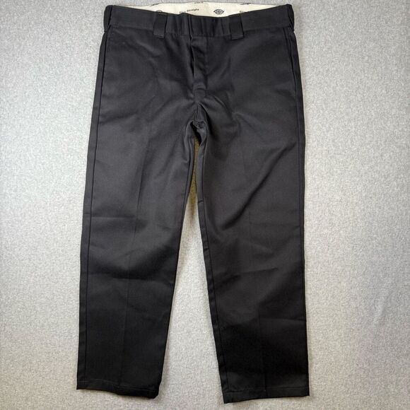 Dockers Mens Size 38x30 Slim Straight Leg Dress Pants Brown Pockets - Picture 1 of 8